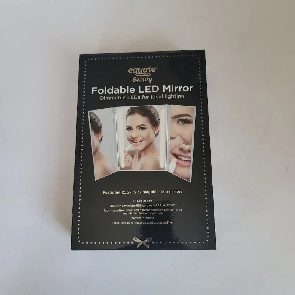 Equate Tri-fold Design Beauty Led Mirror